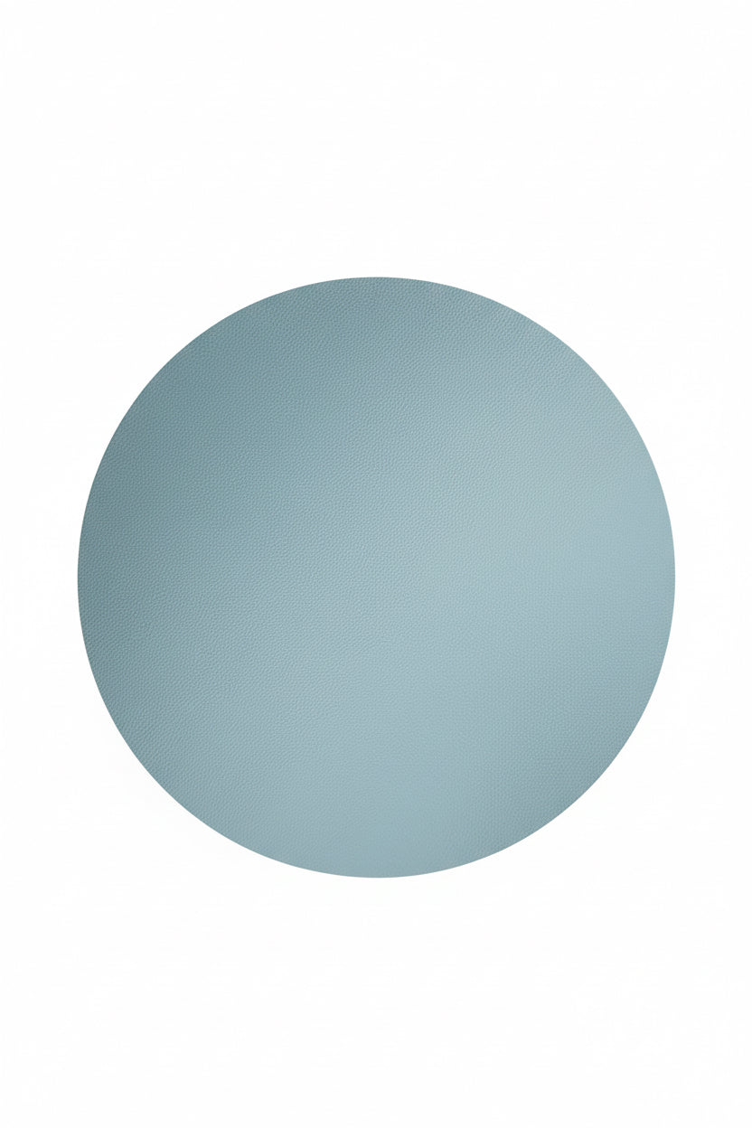Leather Placemat Sky Blue 35cm