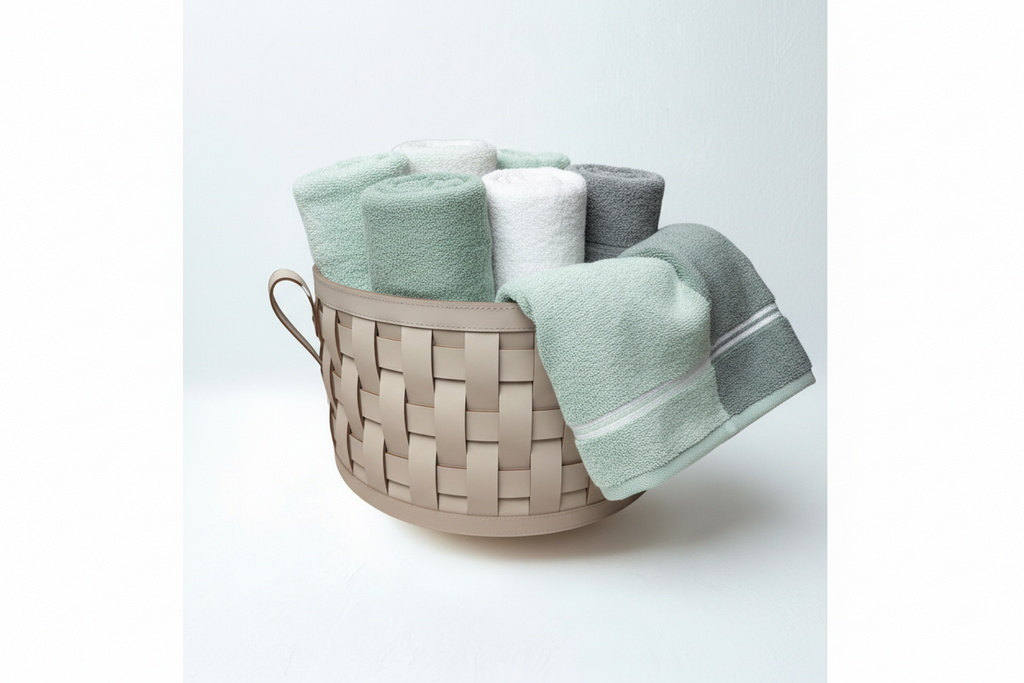 Pinetti Round Basket For Deck Towels