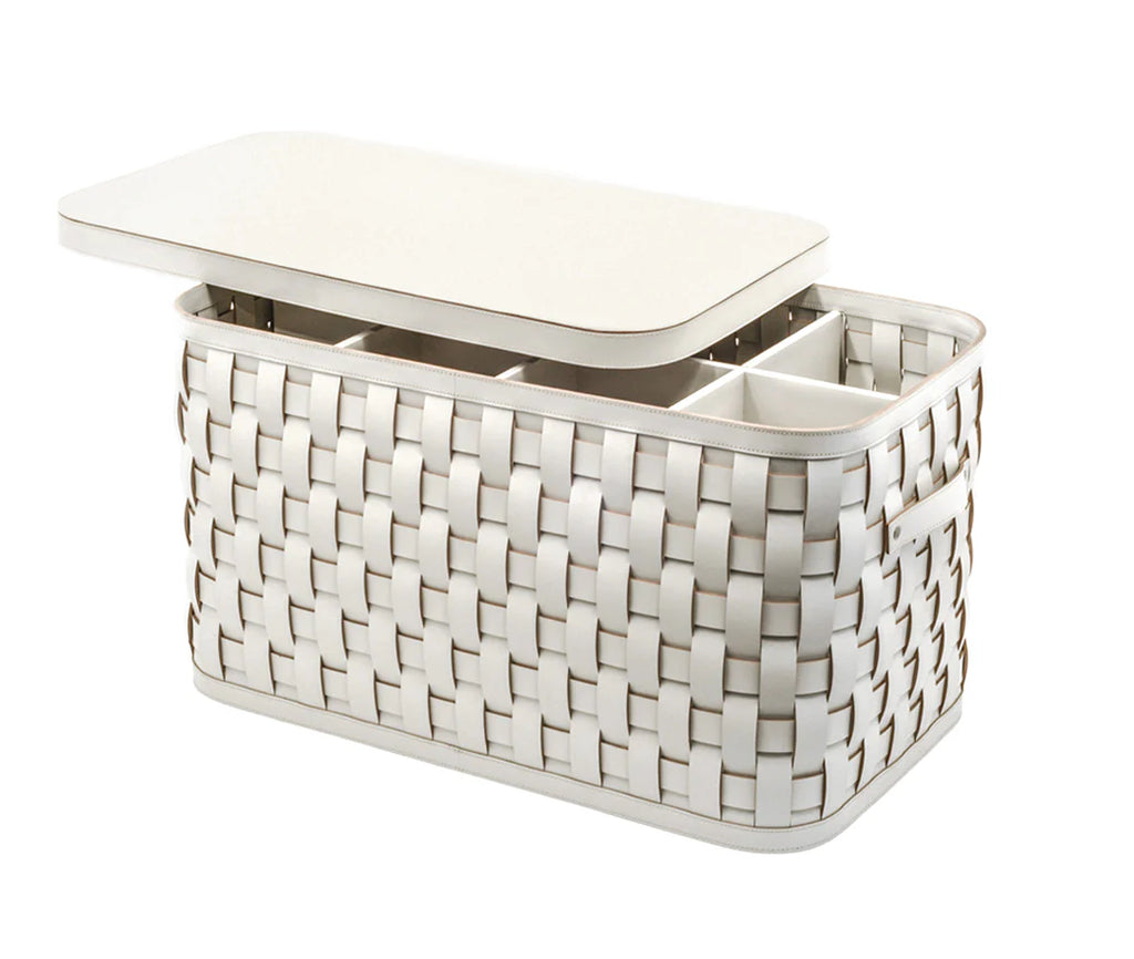Pinetti Leather Shoe Basket